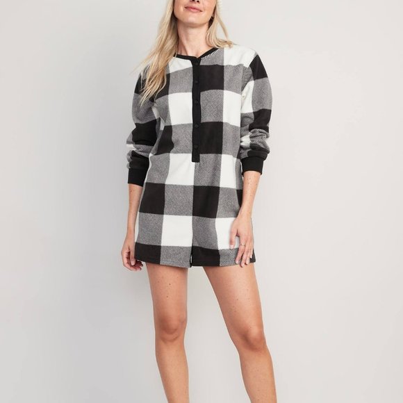 Old Navy Fleece Romper - Picture 1 of 4